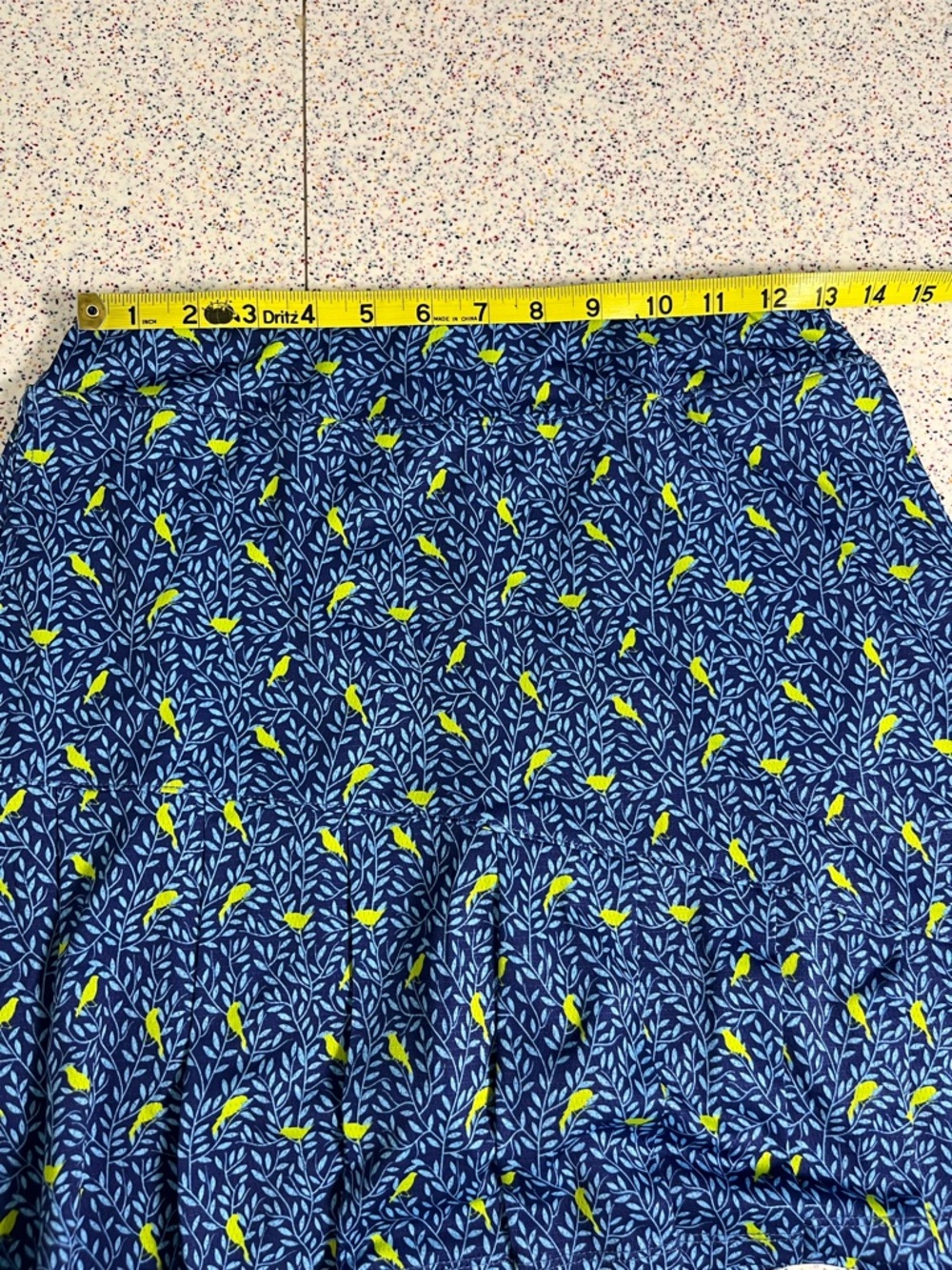 NWT Sport Haley Golf Skort Active Skirt Blue Yellow Birds Women's Size XS - Picture 5 of 6